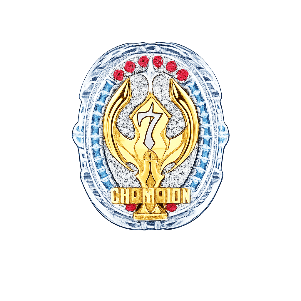 2025 에픽세븐 우승반지 2025 에픽세븐 우승반지의 형태와 상징을 담아 완성한 작품입니다.